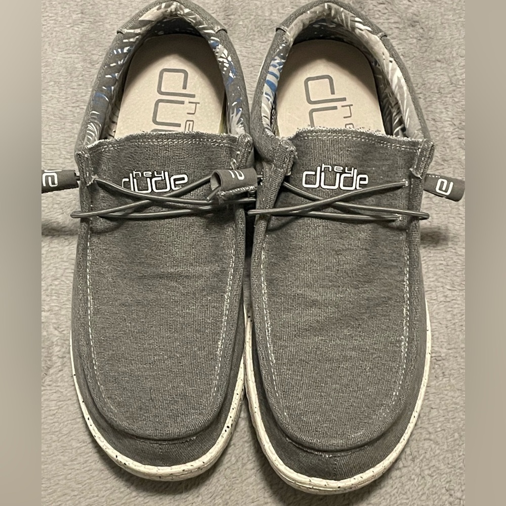 Brand new w/out box Hey Dude Wally men’s shoe in size 10